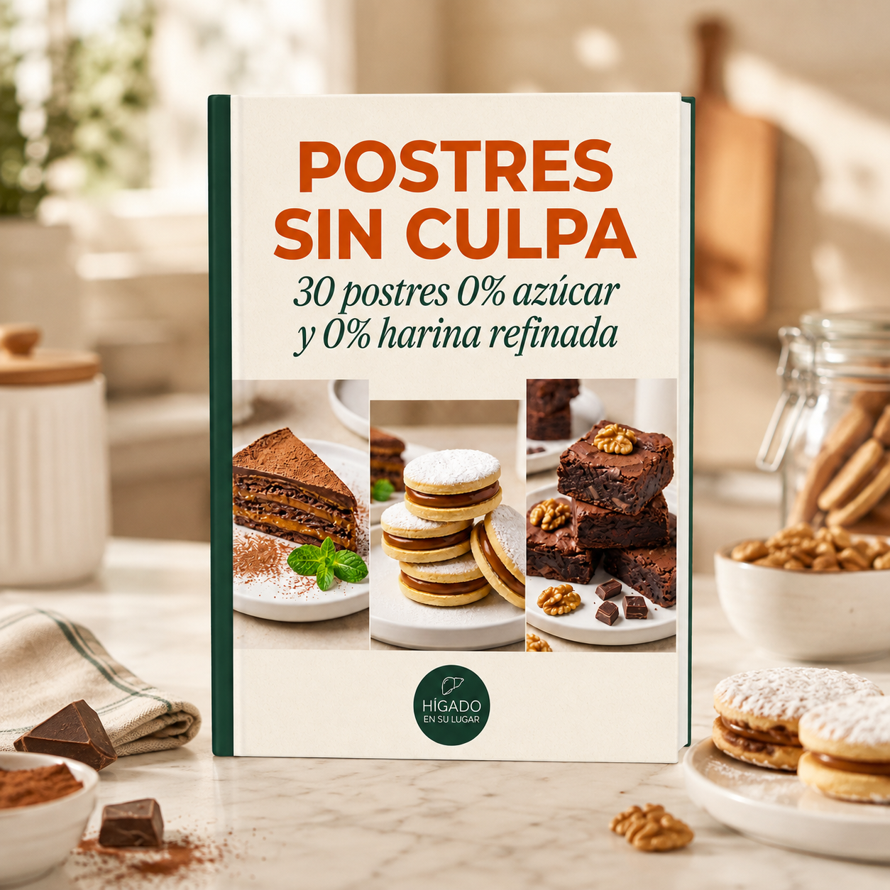 Postres sin harina y  sin azucar